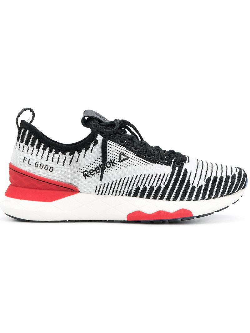 Reebok Cotton Flyknit Sneakers in White 