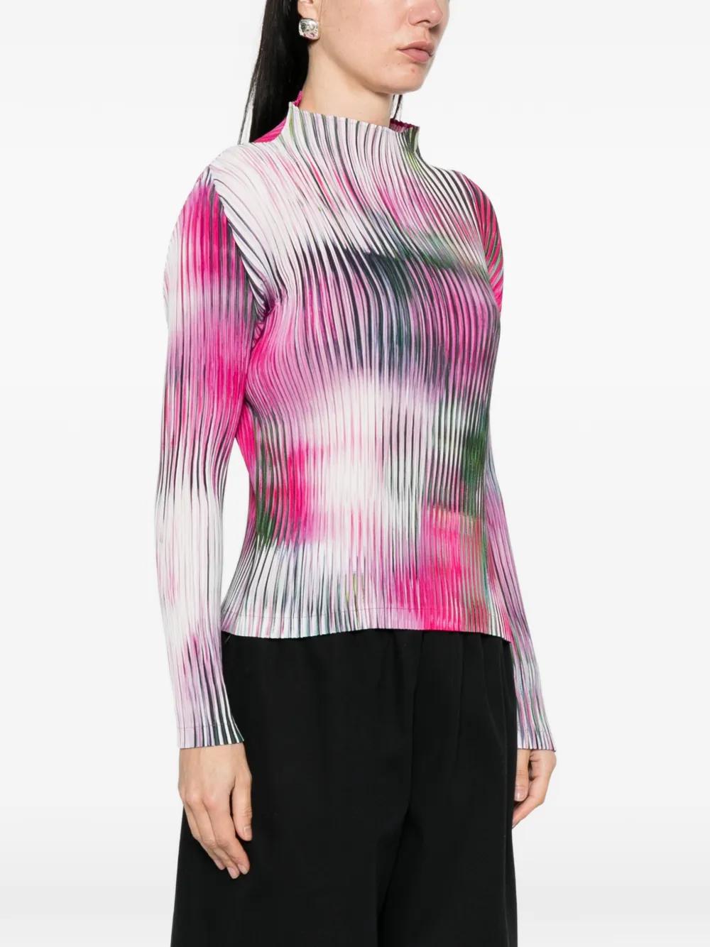 Issey Miyake Obscure Pleats Top in Pink | Lyst