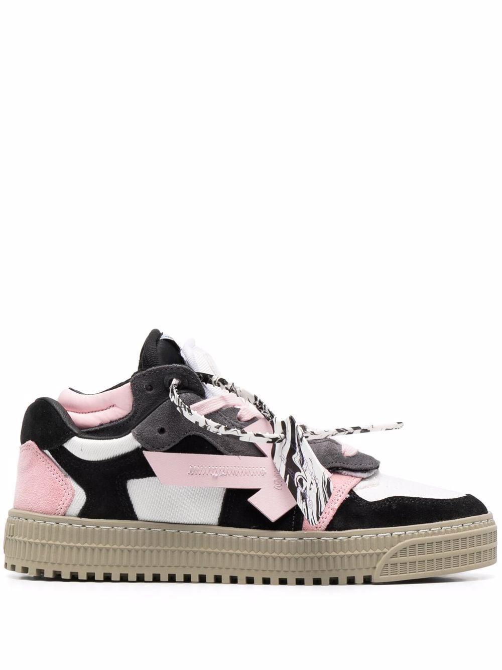 Off-White c/o Virgil Abloh Arrow Low-top Neon Canvas Sneakers in Pink
