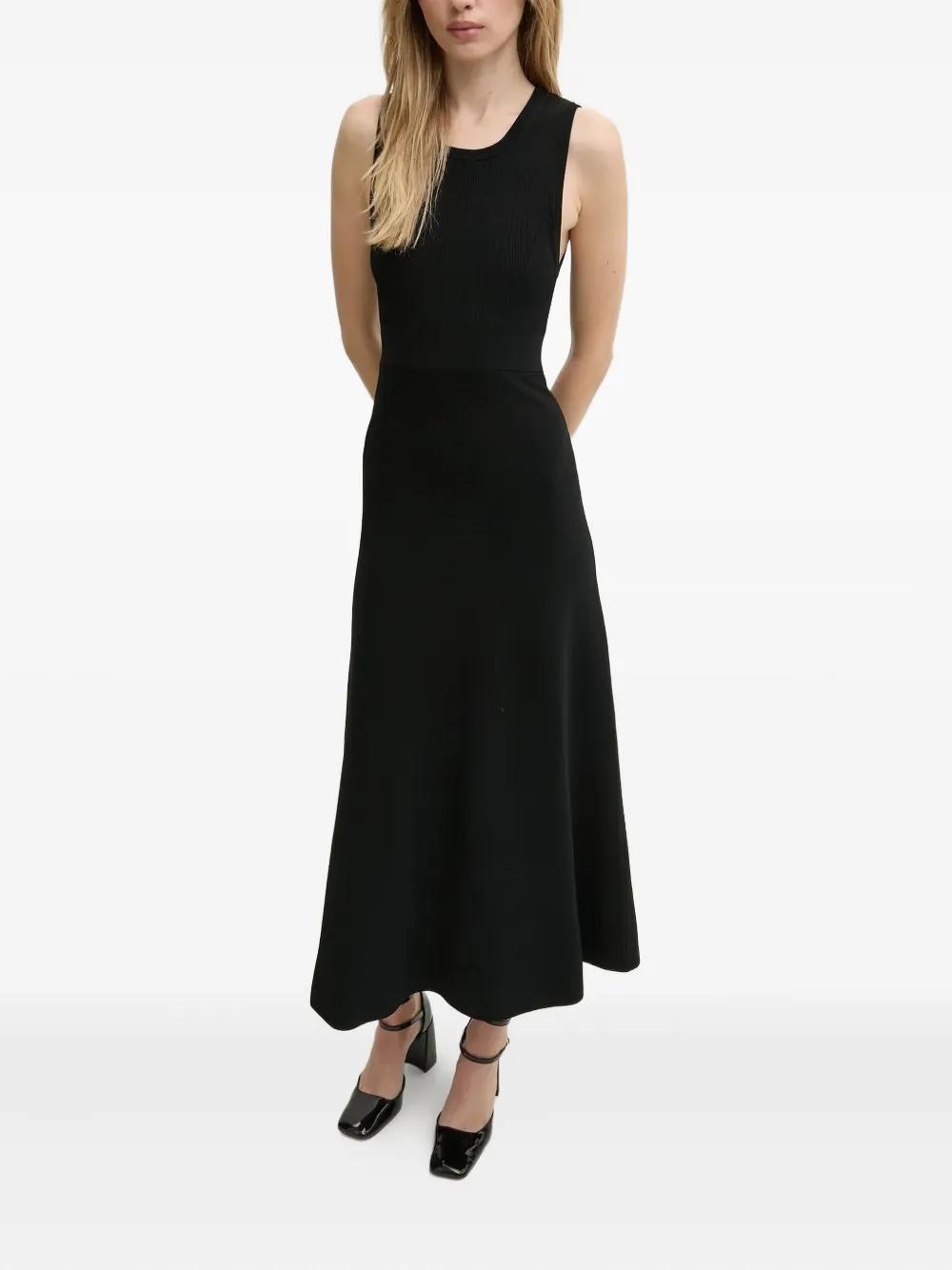 ワンピース MOSCHINO Woman Dress Black 04190532 1555 15052942CT_14_f.jpg