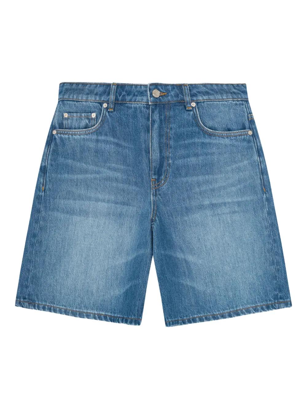 GANNI デニムショーツ 24 ganni-blue-Denim-Shorts.jpeg