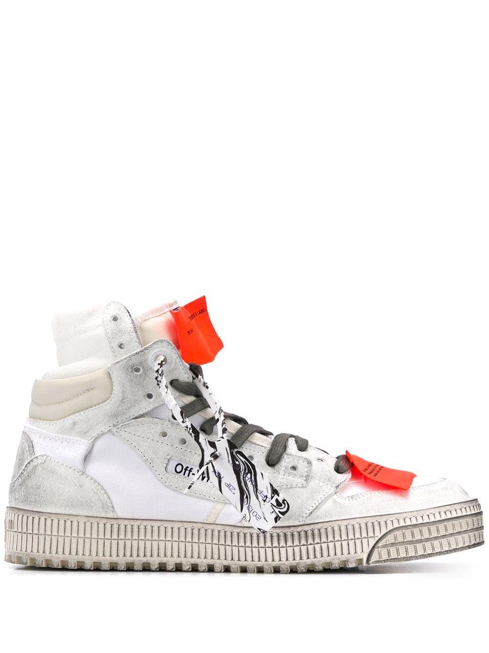 Off-White c/o Virgil Abloh Off-court 3.0 Suede And Canvas High-top 