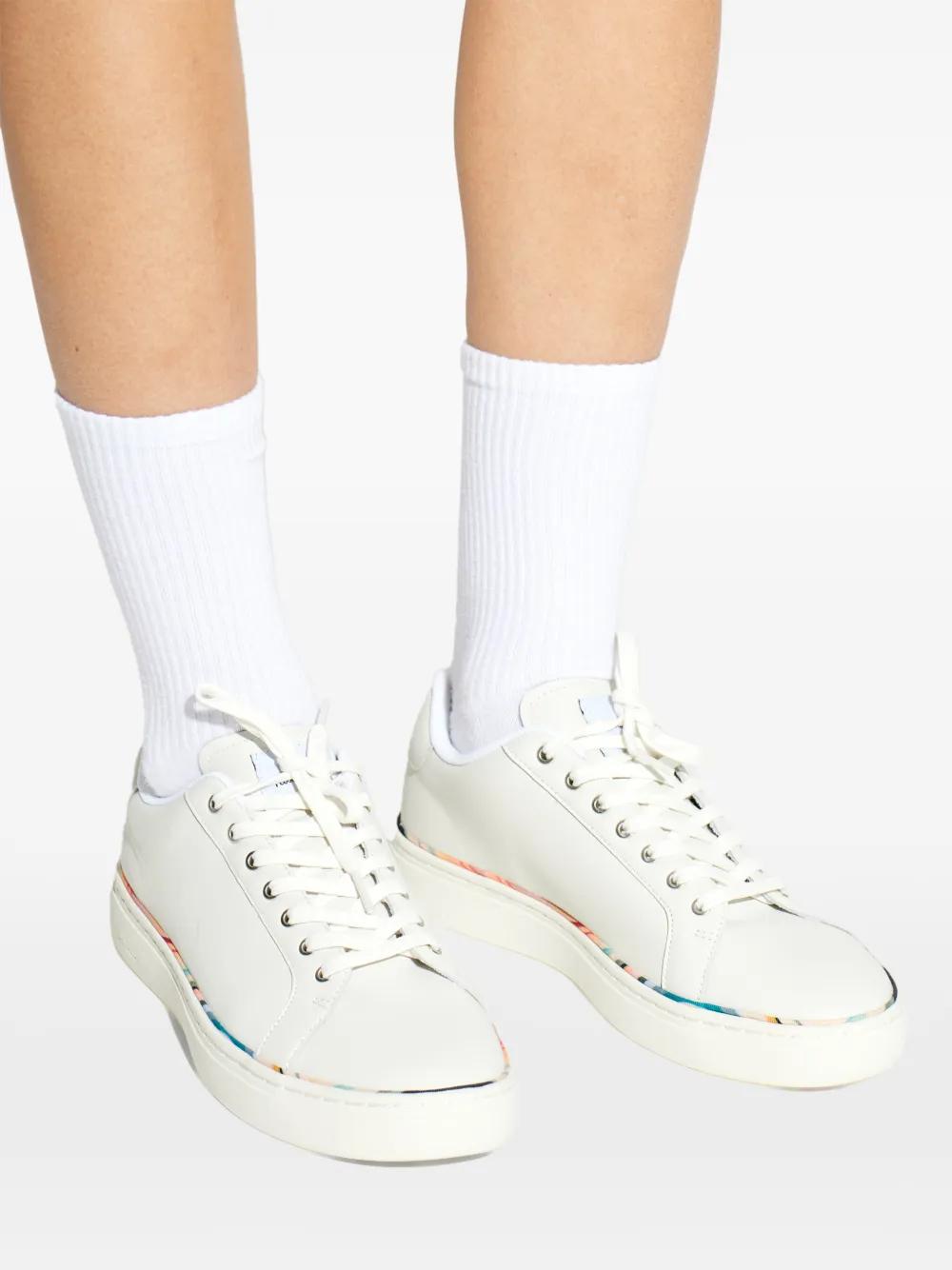 Baskets Paul Smith Femme - Toile Bleue Marine - Taille UK4/EU37 - Semelle Imprimée Londres - Neuves Sans Boîte
