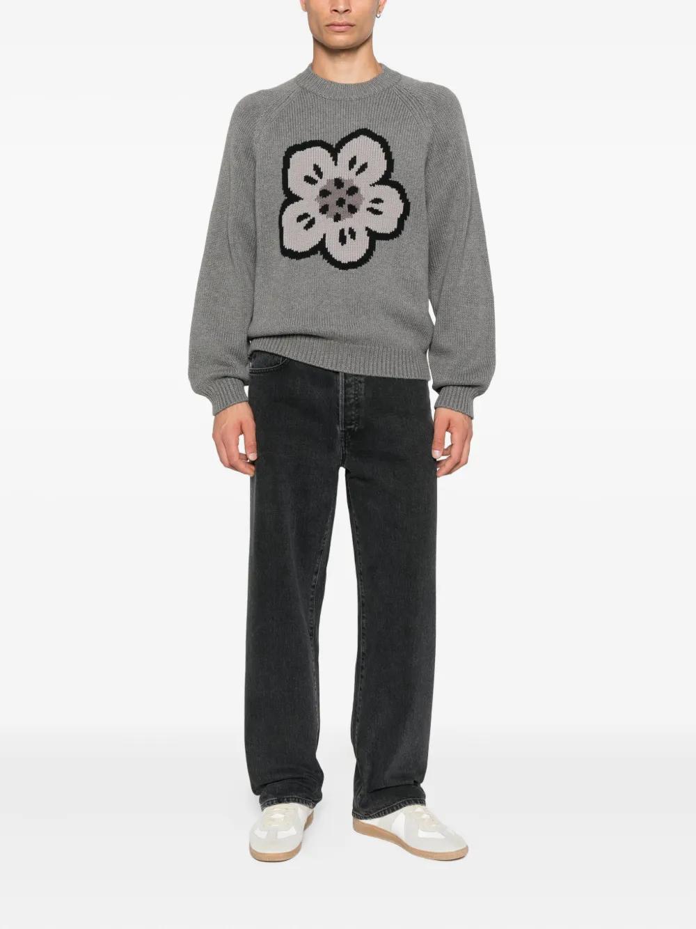 Kenzo Boke Flower Sweater Grey セーター グレー Kenzo - Boke Flower Sweatshirt | HBX - Globally Curated