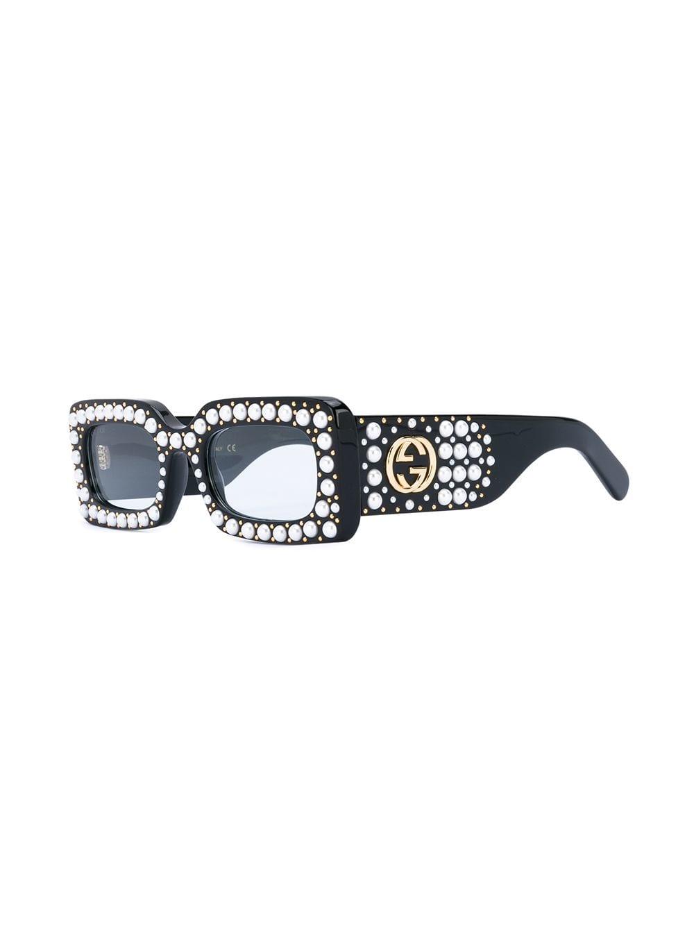 pearl gucci glasses