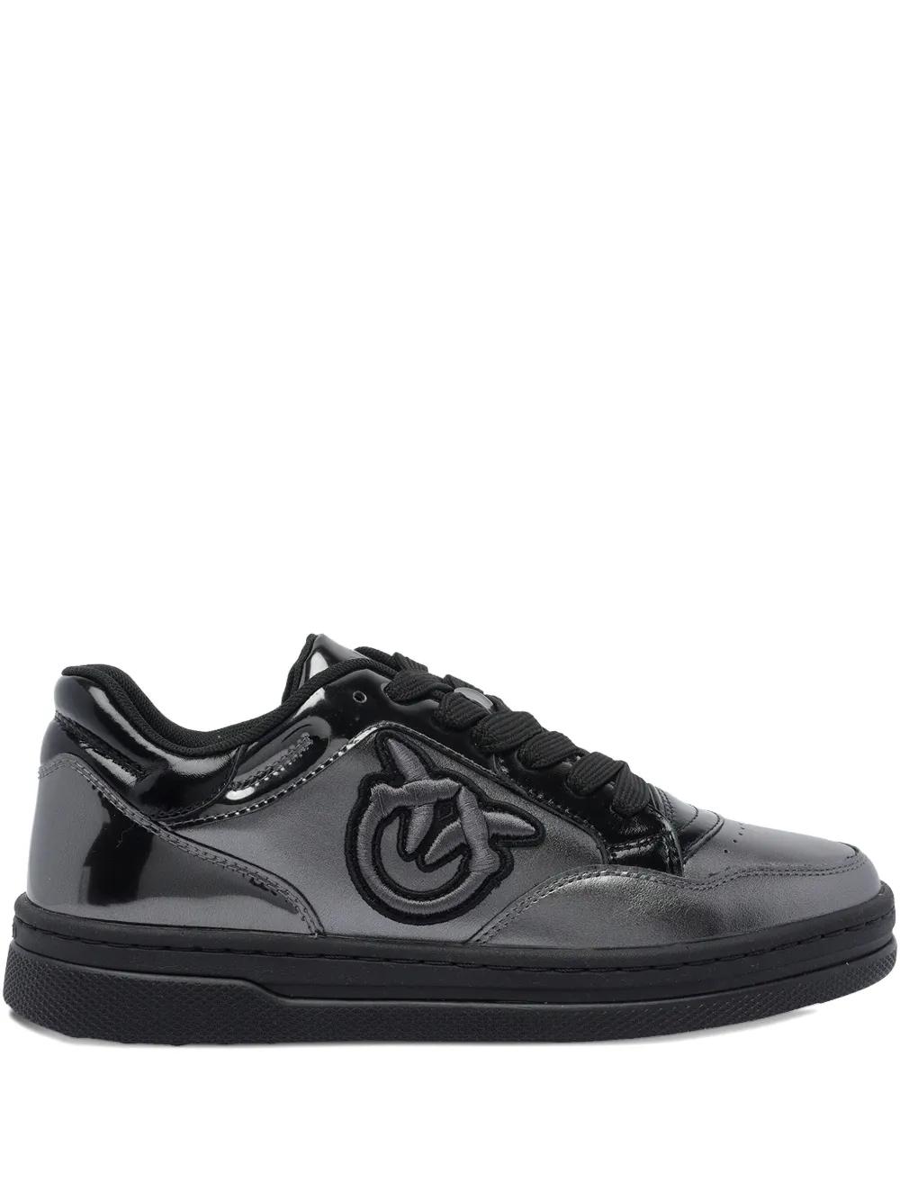 スニーカー PINKO SNEAKERS Ariel leather-effect sneakers with mirror detailing