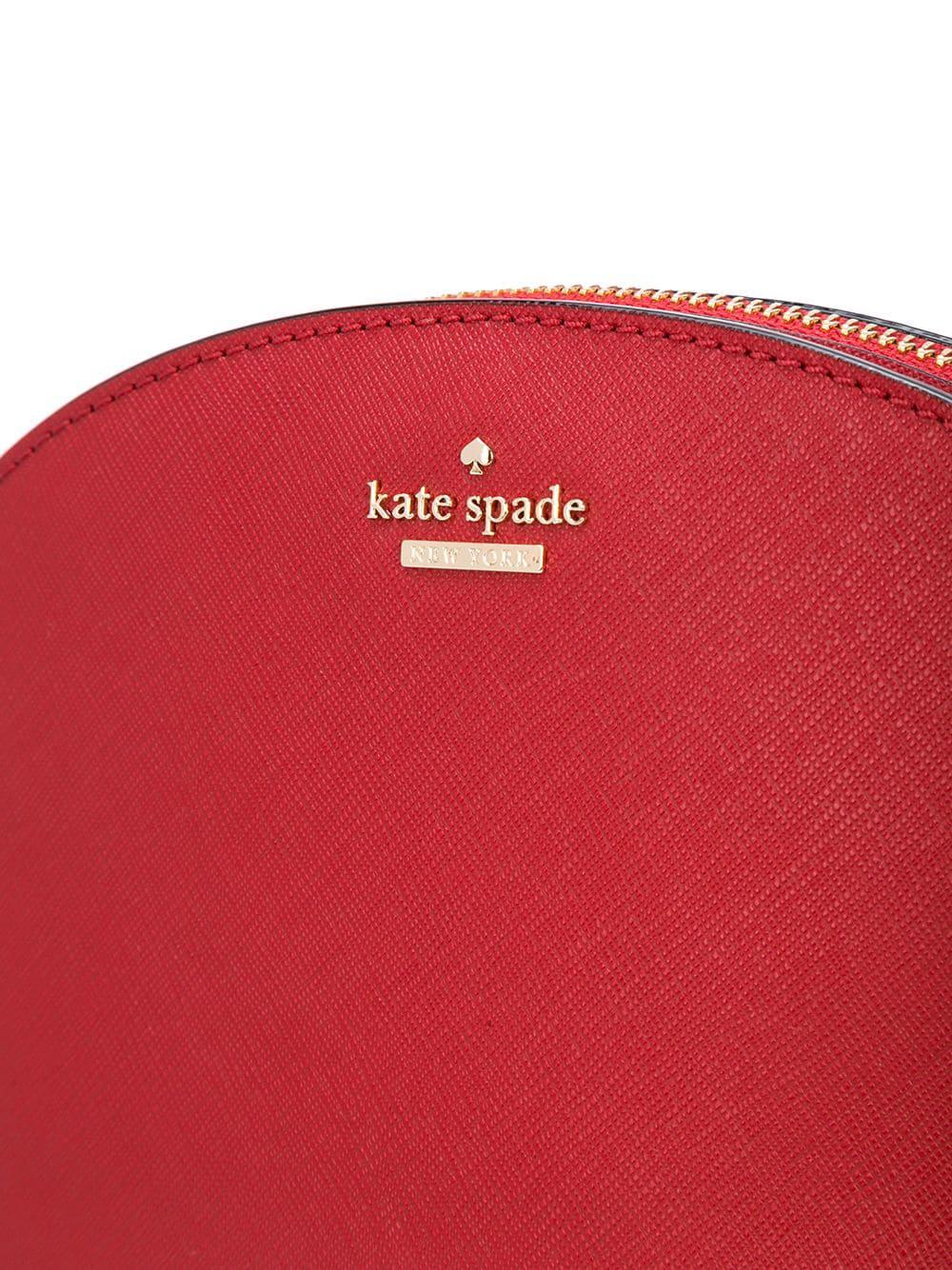 Kate Spade Half Moon Crossbody Bag in Red