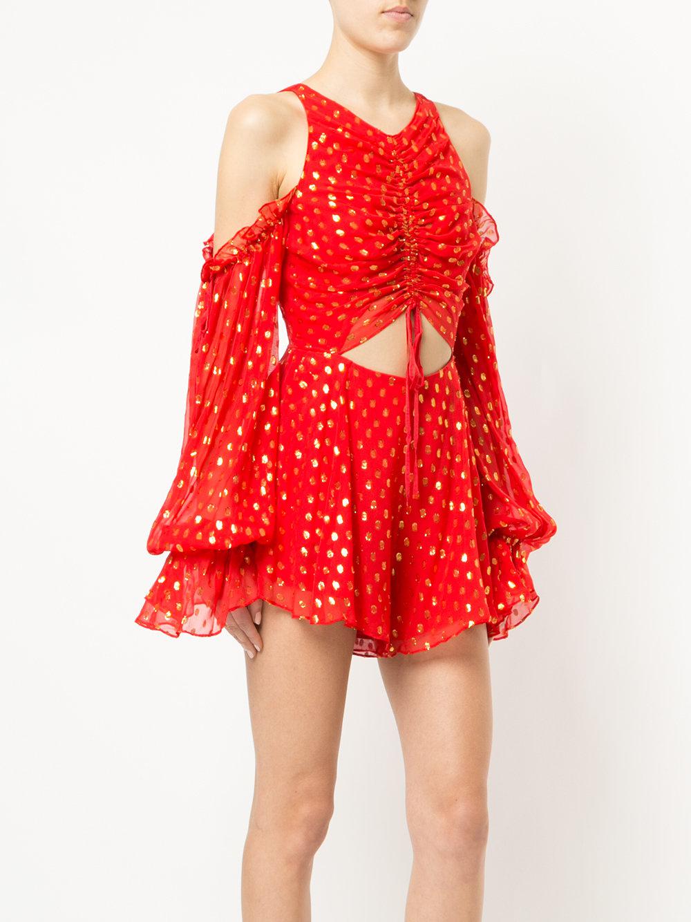 Alice McCALL Cotton Did It Again Playsuit in Red - Lyst