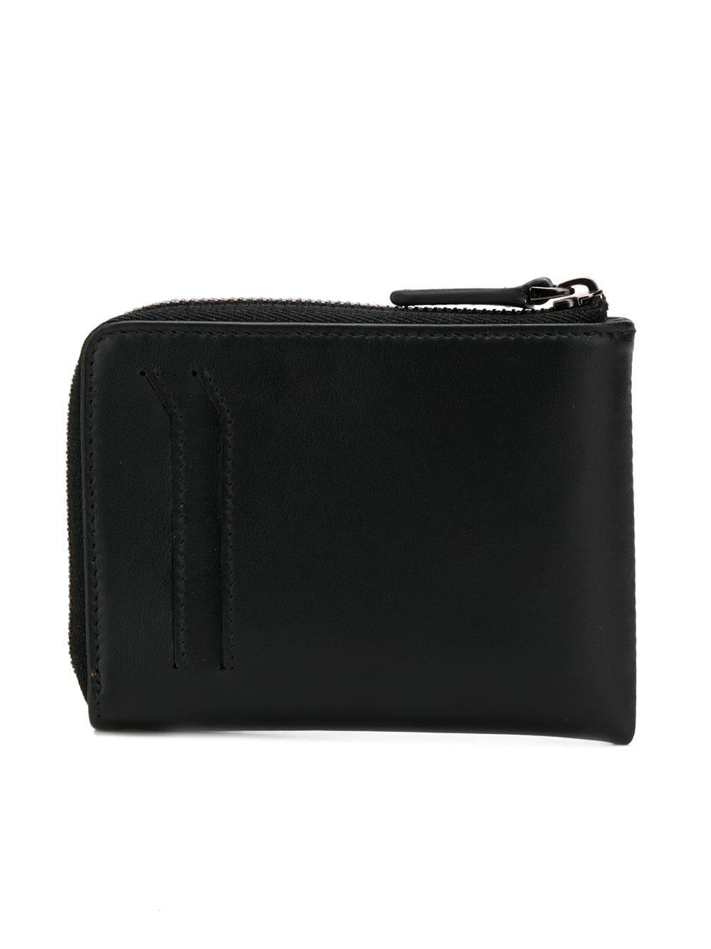 Montblanc Leather Zip Around Wallet in Black for Men | Lyst