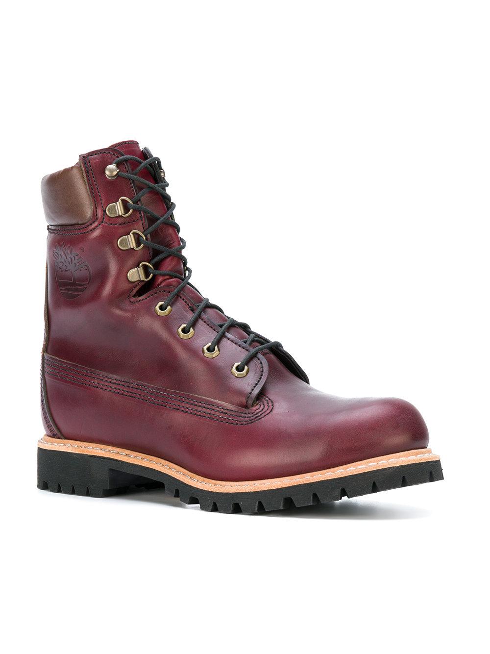 Timberland Vibram Ankle Boots in Purple for Men | Lyst
