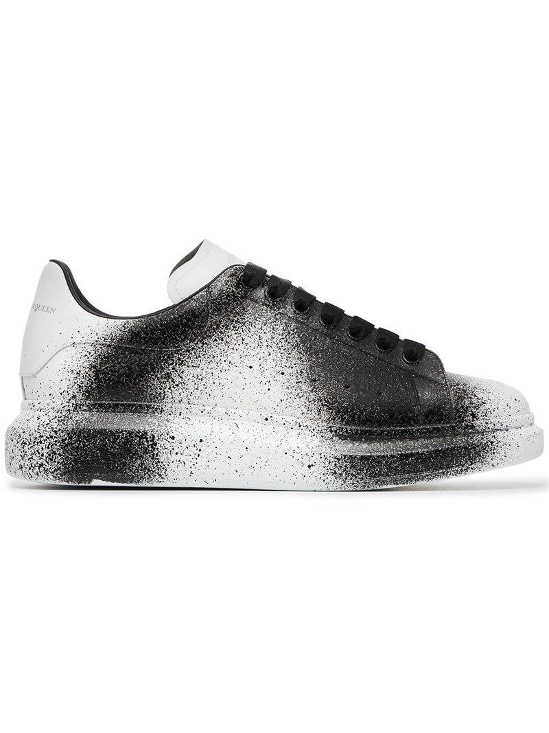 Sneaker con effetto vernice a spray da Uomo di Alexander McQueen in Bianco  | Lyst