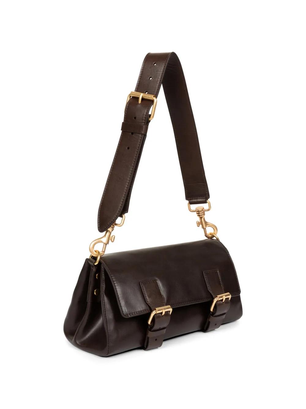 DRIES VAN NOTENバック DRIES VAN NOTEN◇クロスボディ M.L.BAG/レザー/BLU/無地 : セカンド