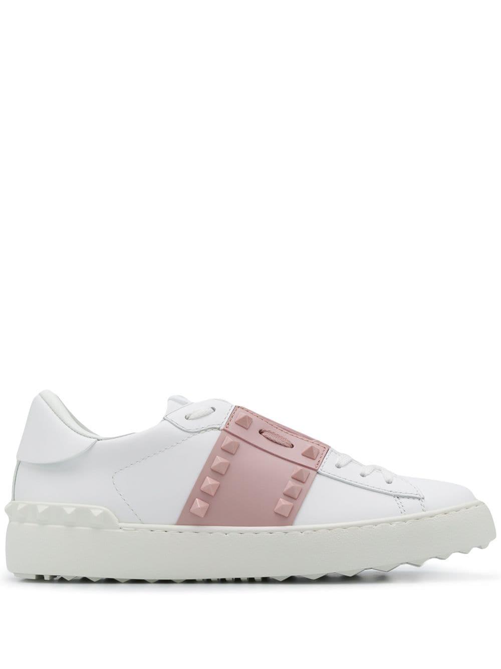 Valentino Garavani Leather Untitled Low-top Sneakers in White - Lyst