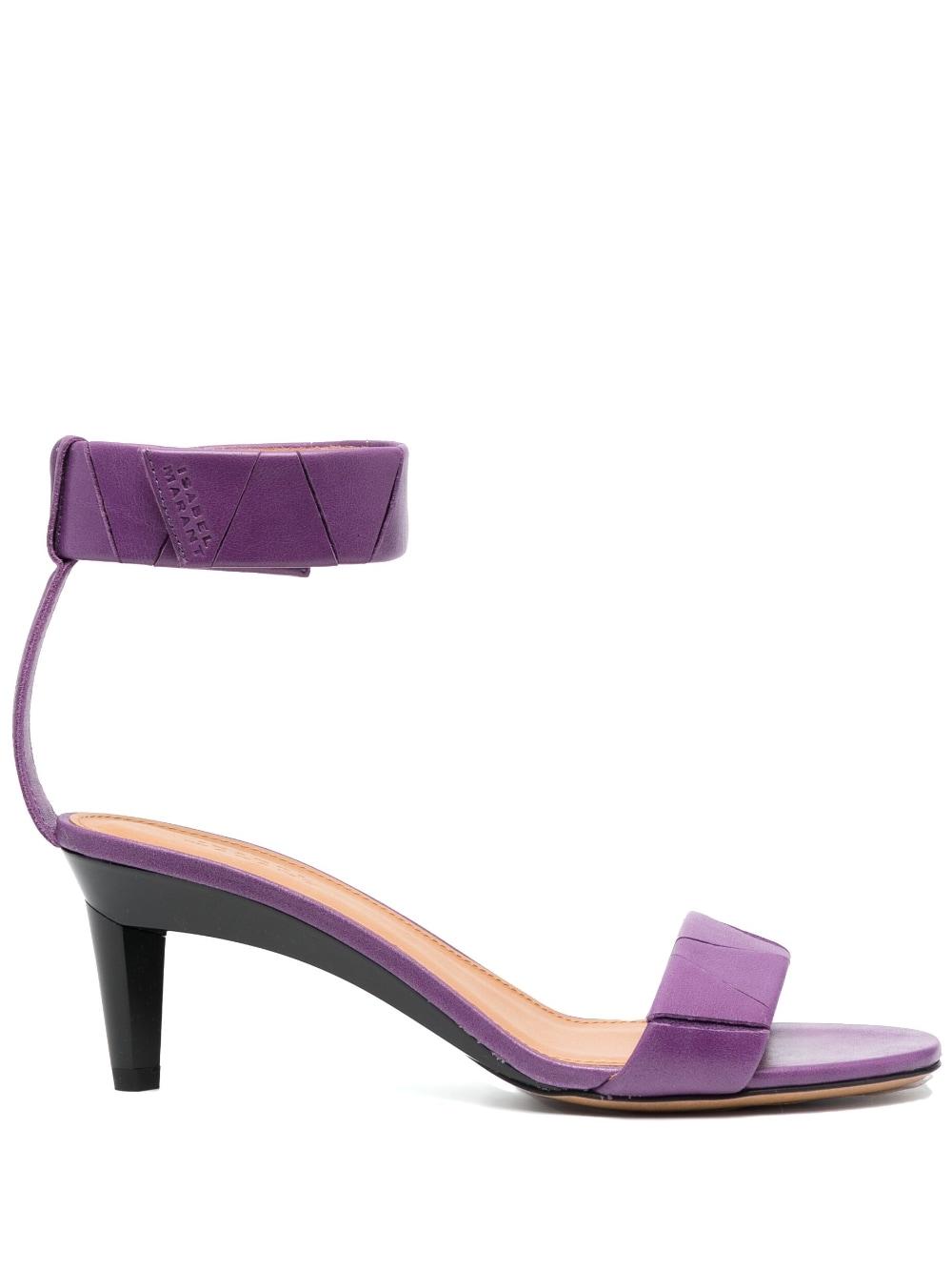 Marant Arely Leather in Purple | Lyst