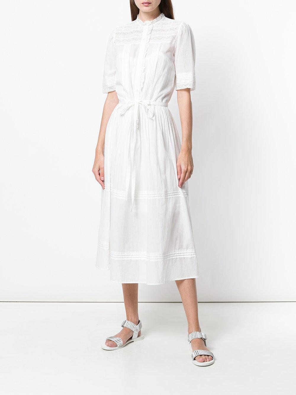 zadig et voltaire robe blanche