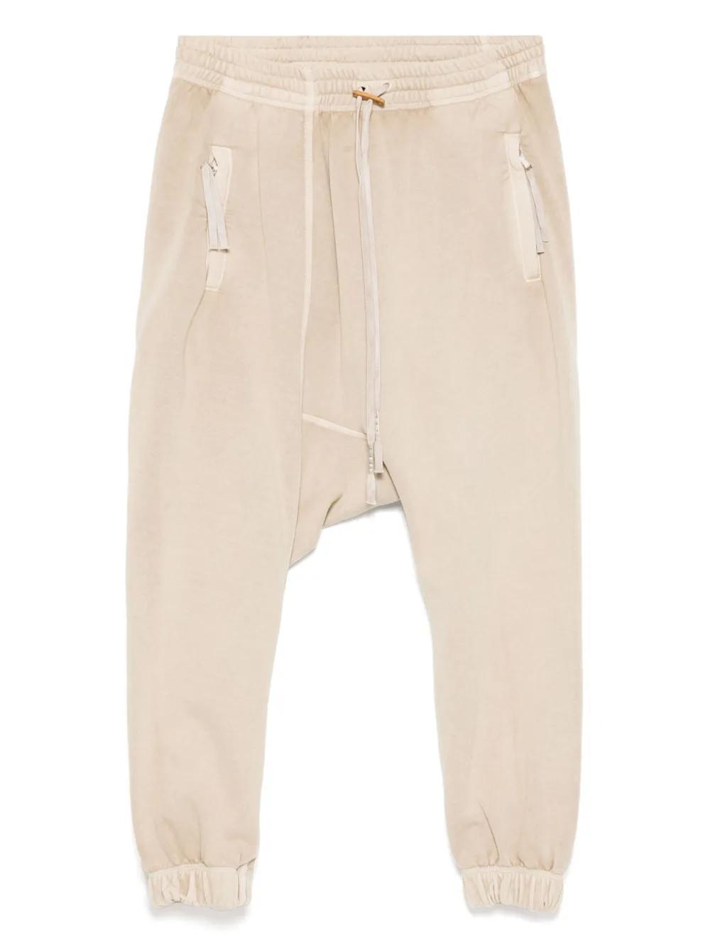 Boris Bidjan Saberi Drop-Crotch Trousers in Natural for Men