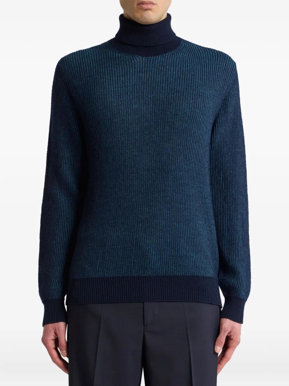 【送料&関税込】Etro Turtleneck With Embroidery WOOL-BLEND JACQUARD TURTLENECK SWEATER | Knitwear | ETRO