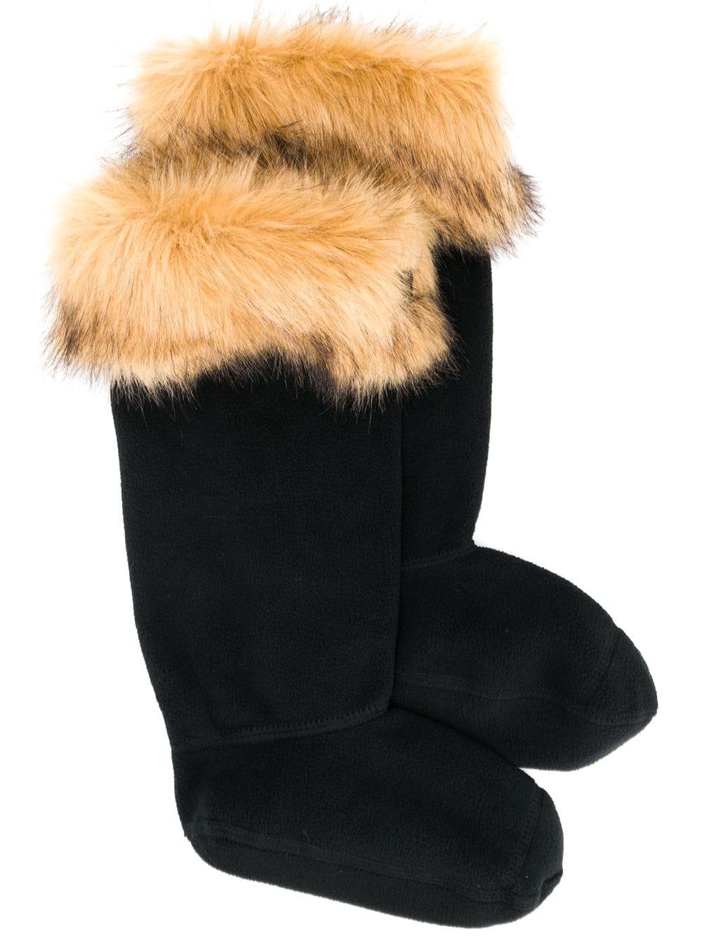 Calcetines con ribete de pelo HUNTER de color Negro | Lyst