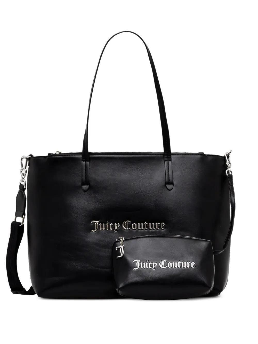 ひちゃえ様おまとめJuicy Couture 黒 キルティングトートバッグ ひ
