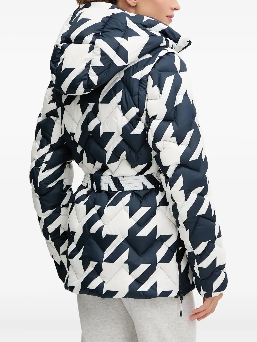 Helly Hansen Houndstooth-Pattern Down Jacket in Blue | Lyst