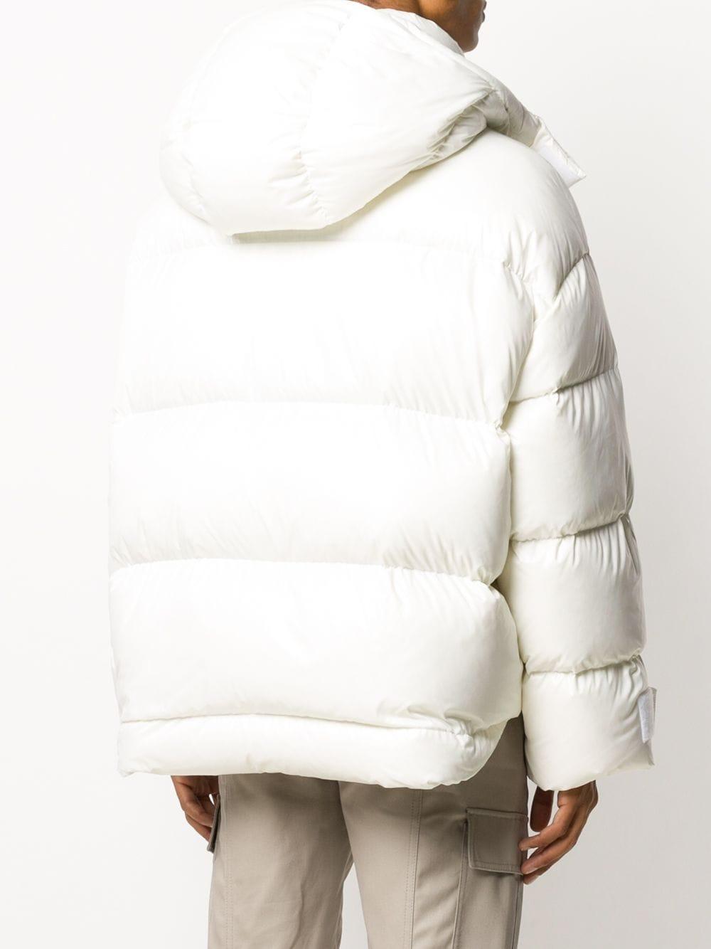 Valentino Vltn Puffer Jacket in White for Men | Lyst