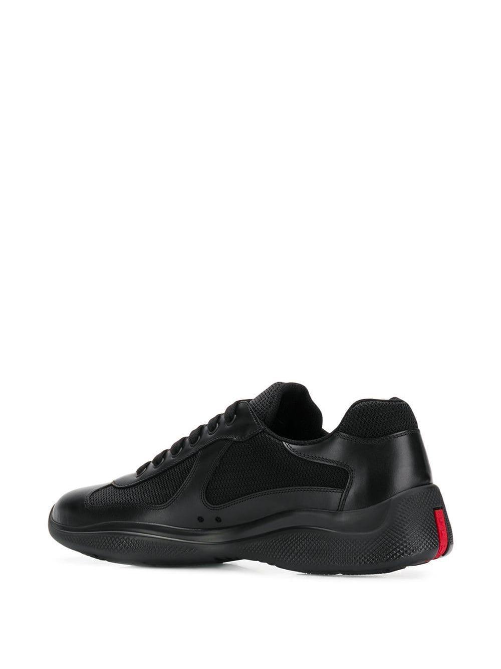 mens prada americas cup black