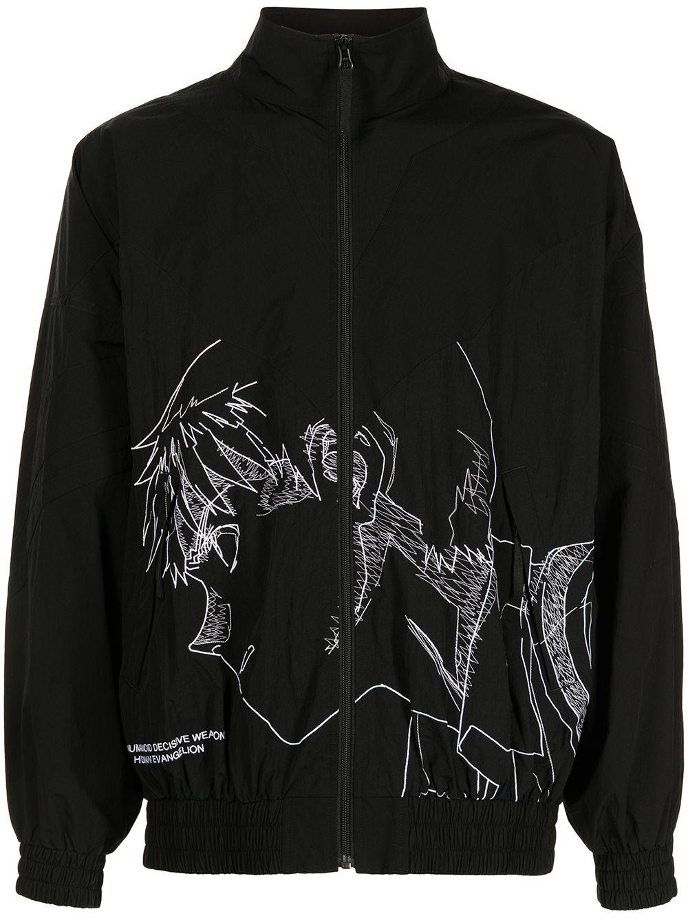 Undercover X Neon Genesis Evangelion Embroidered Shell Track Jacket in