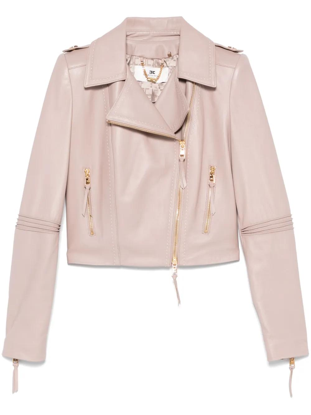 Elisabetta Franchi Leather jackets for Women | Online Sale