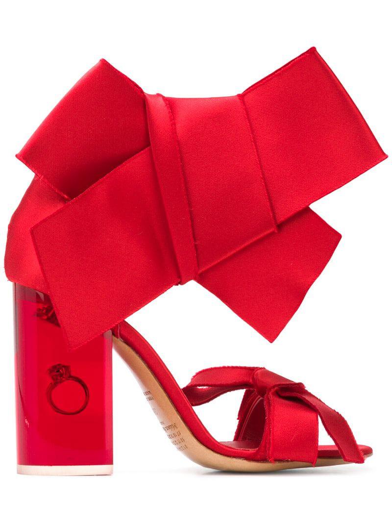 Maison Margiela Marry Me Sandals in Red | Lyst