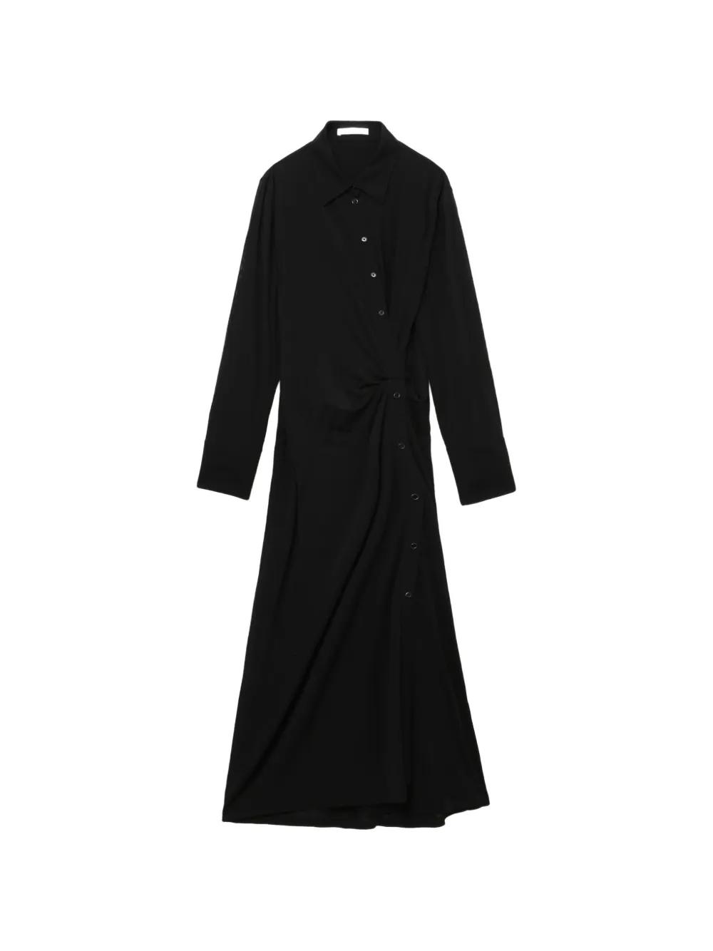 Robe Chemise Tunique Noire Faley - Taille 36/38, Manches Longues, Mi-longueur - Occasion Très Bon état