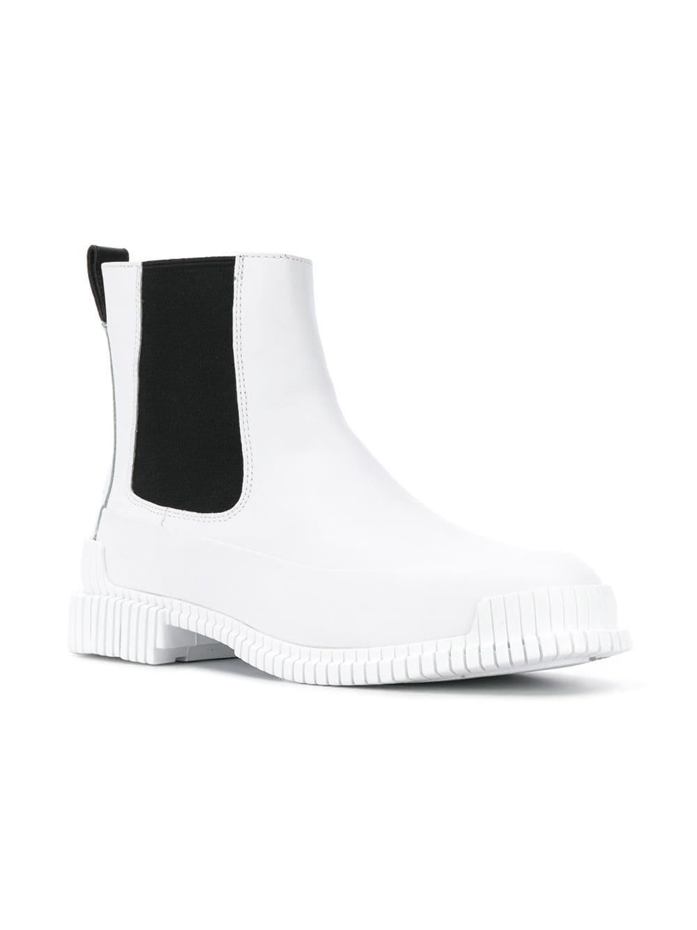 camper white boots