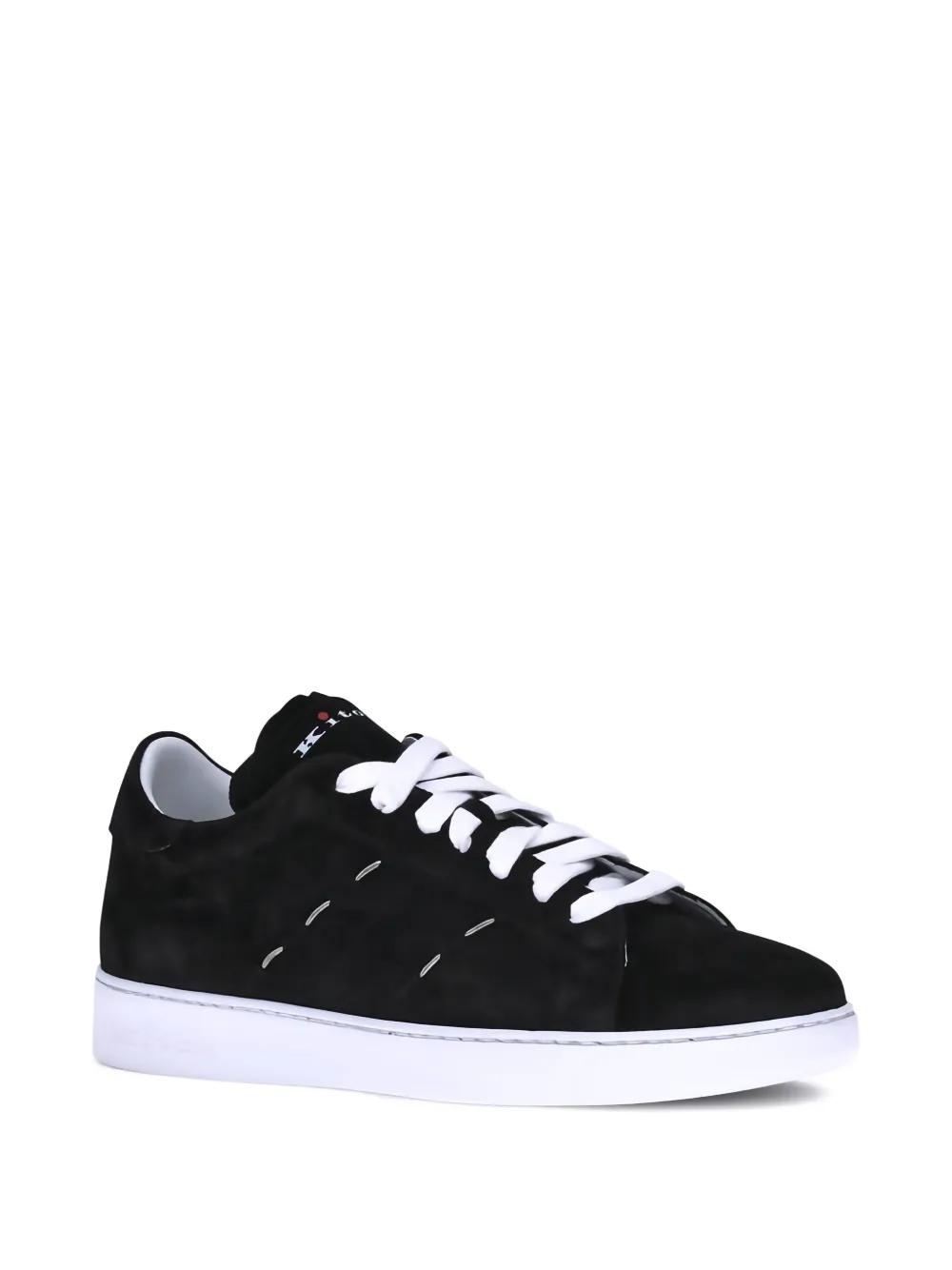 スニーカー KITON Men Sneakers 91323 USSFITSN008090306Z 89531 Black Fits - Sneakers Cotton Black | Kiton
