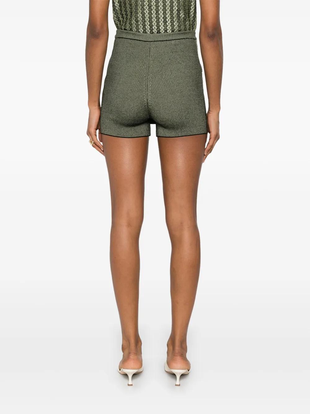 Jacquemus Marino Knitted Skort in Green Lyst