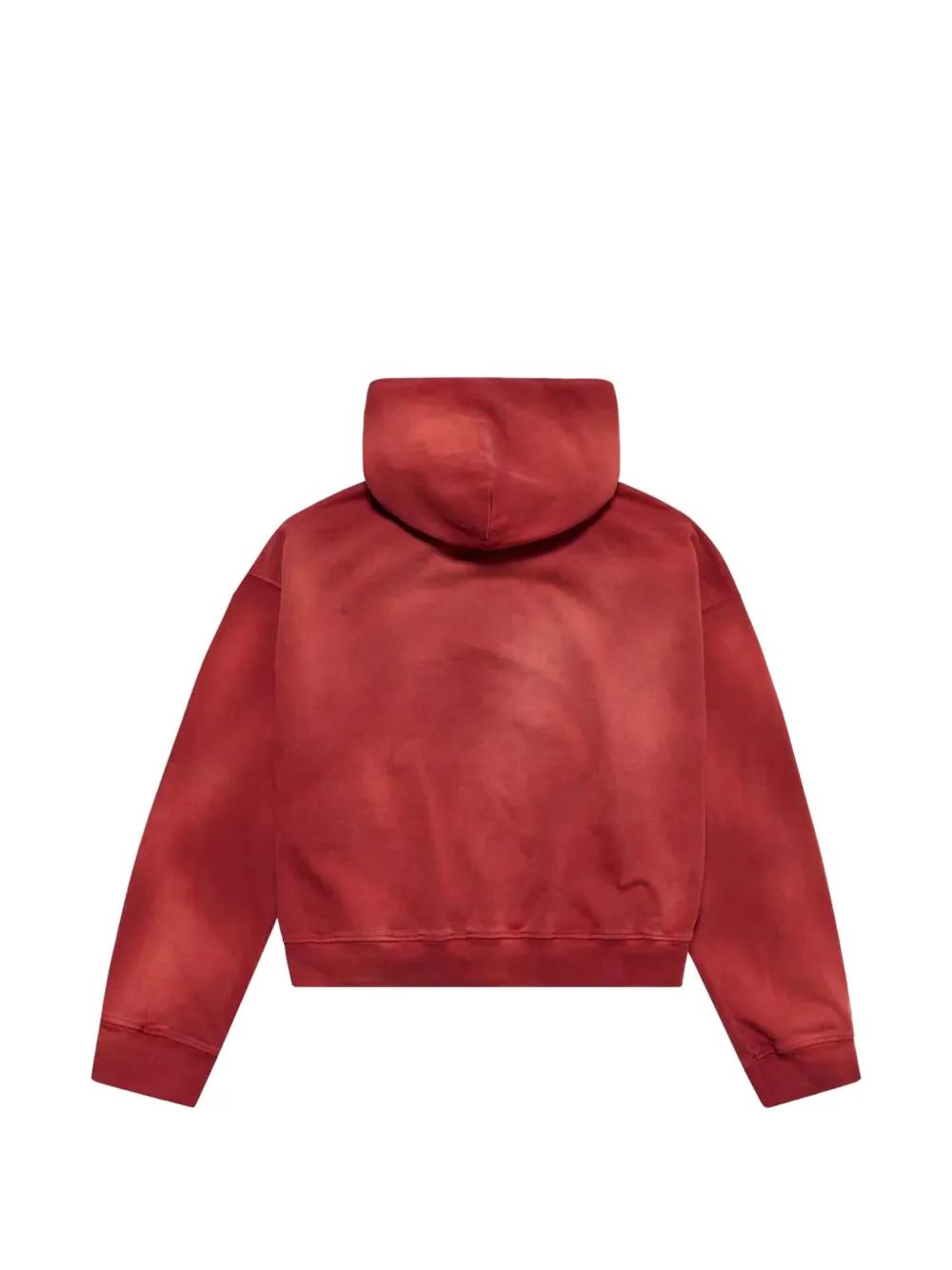424 Academy Zip-Up Hoodie in Red for Men | Lyst