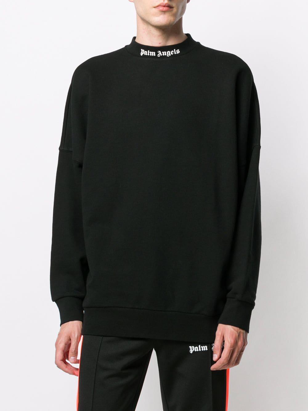 palm angels black jumper