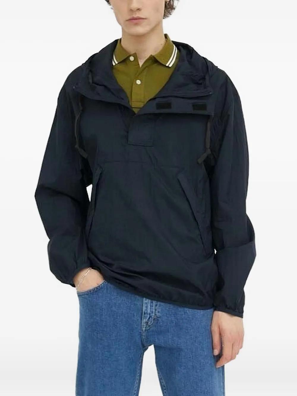 G-Star Hooded Drawstring Jacket in Blue for Men Lyst UK