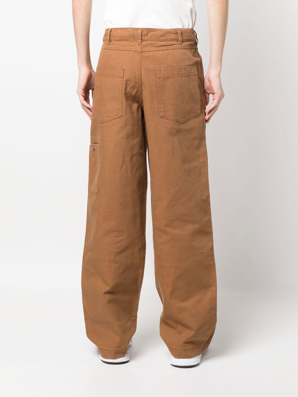 Nike Mid-rise Straight-leg Trousers in Brown for Men | Lyst