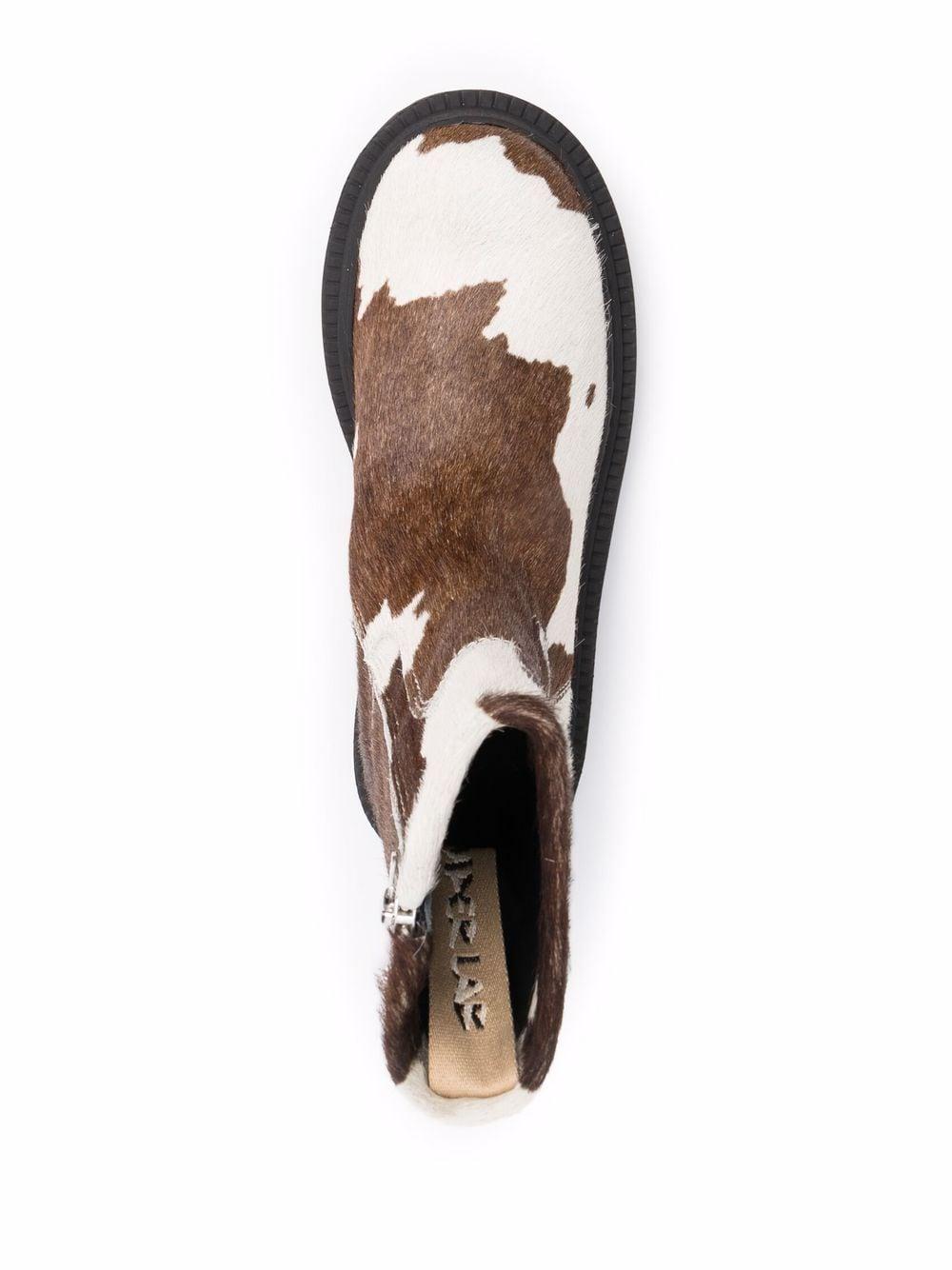 Camper Cow-print Ankle Boots in Brown | Lyst display picture 1