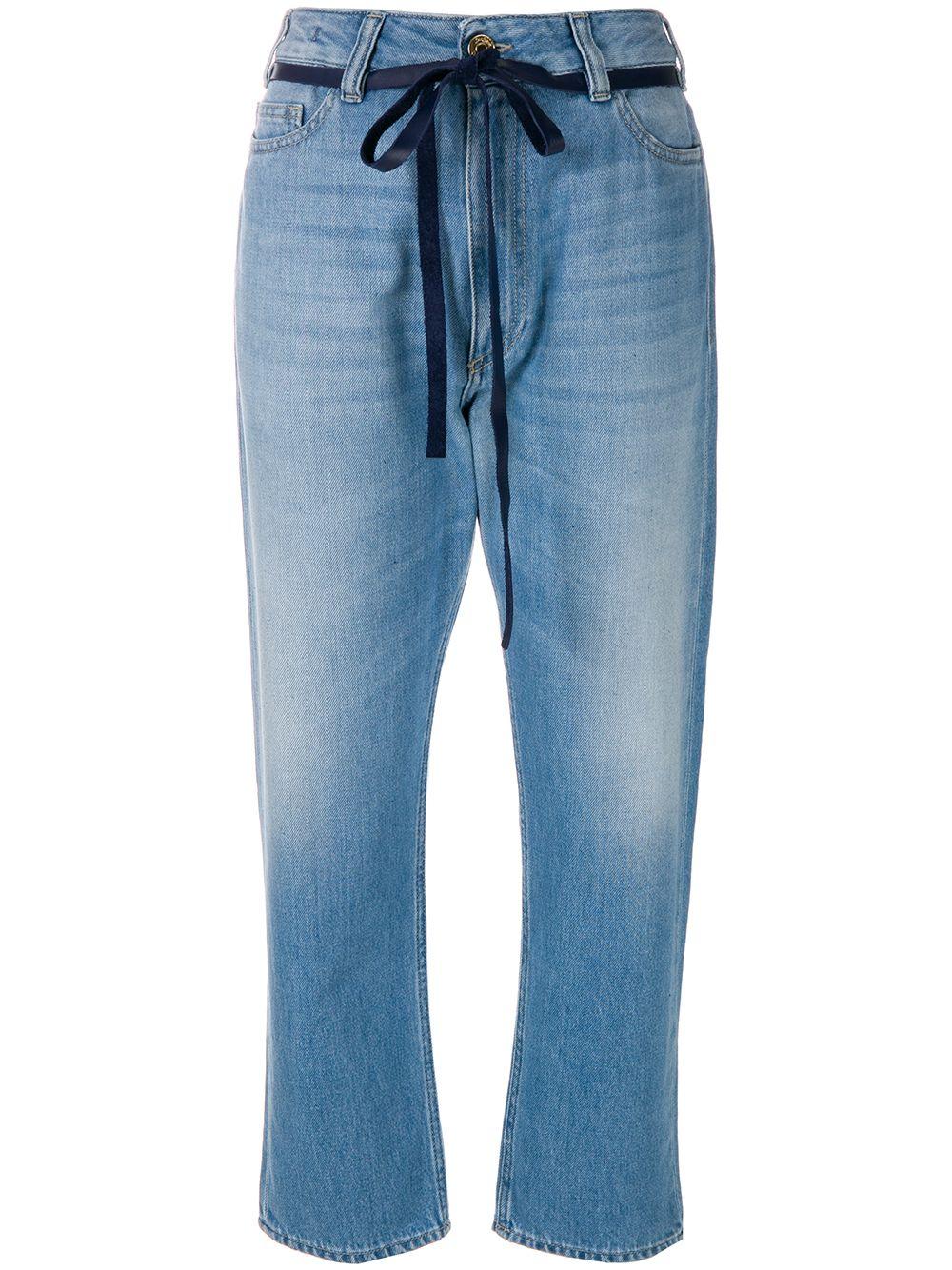 tie waist jeans