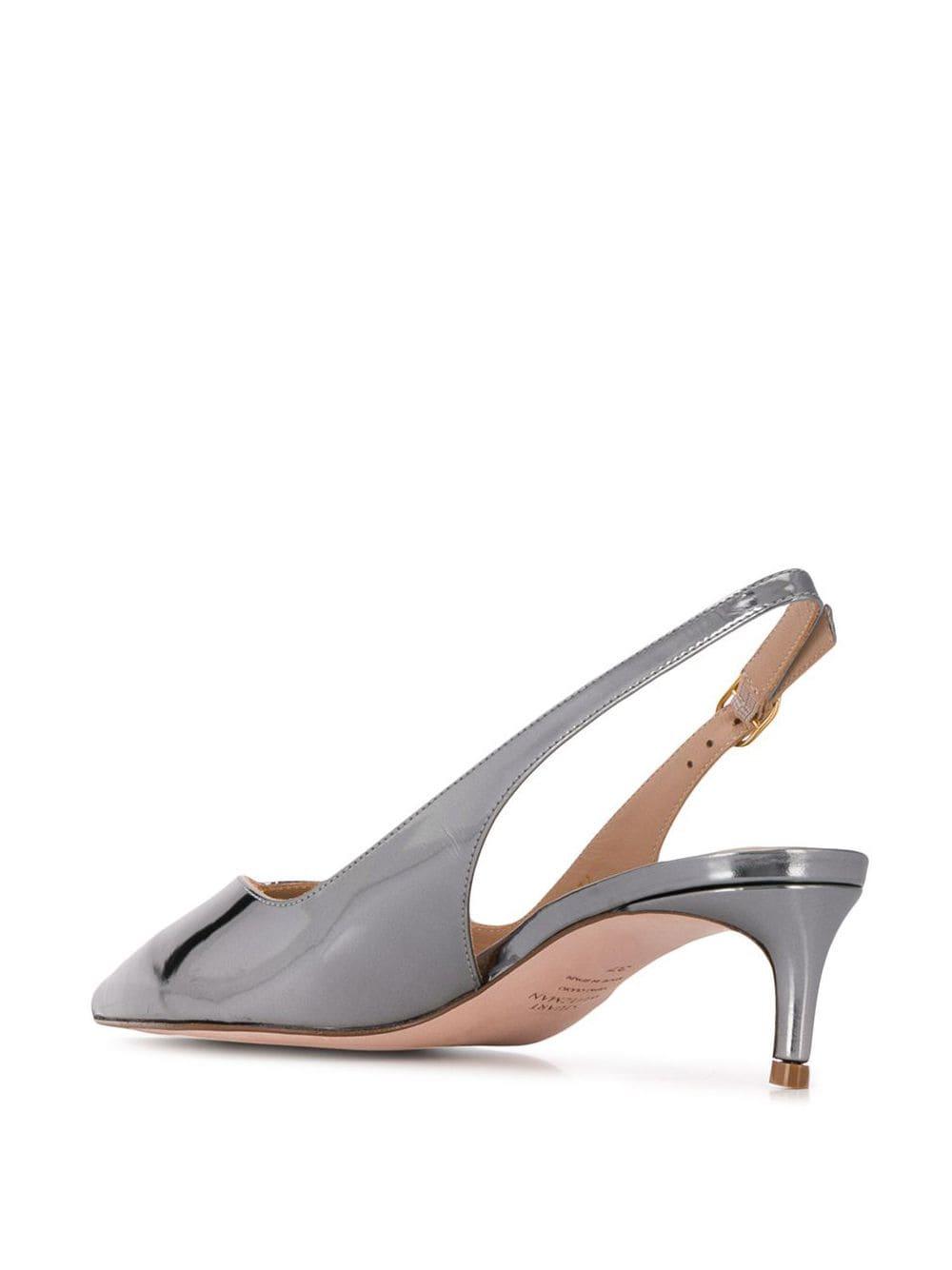slingback silver