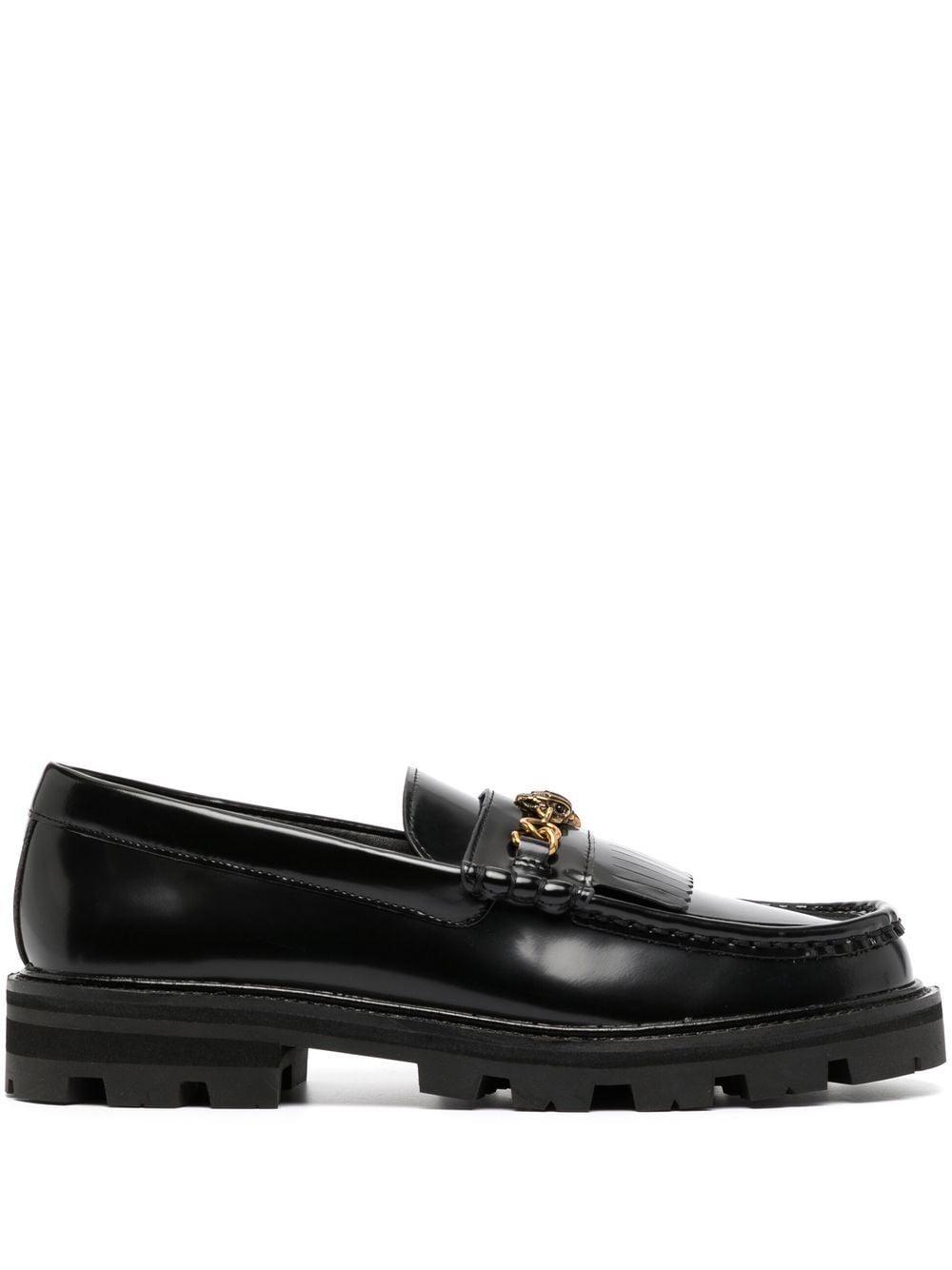 Kurt Geiger Carnaby Chunky-sole Loafers in Black | Lyst