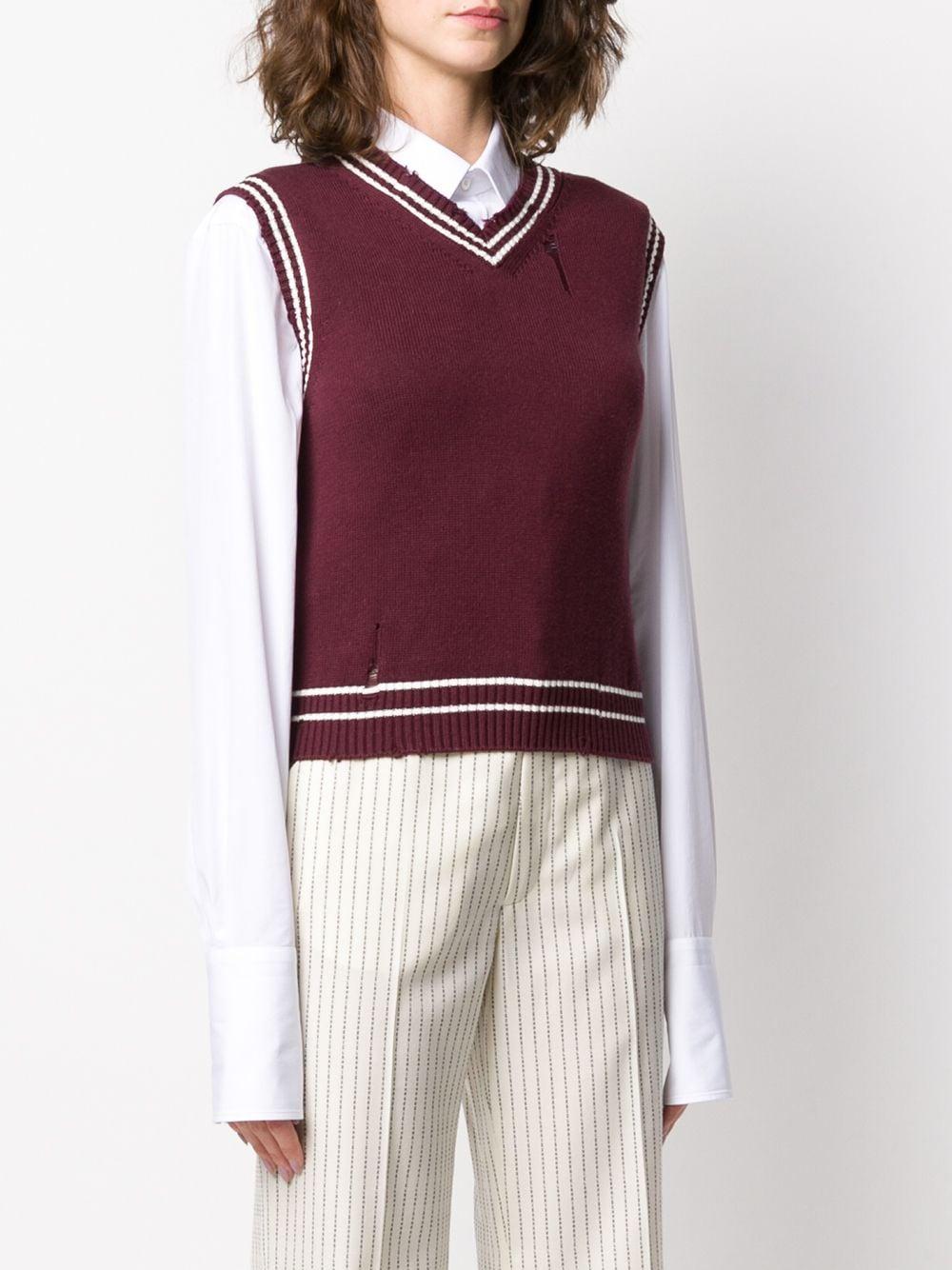 margiela knit vest