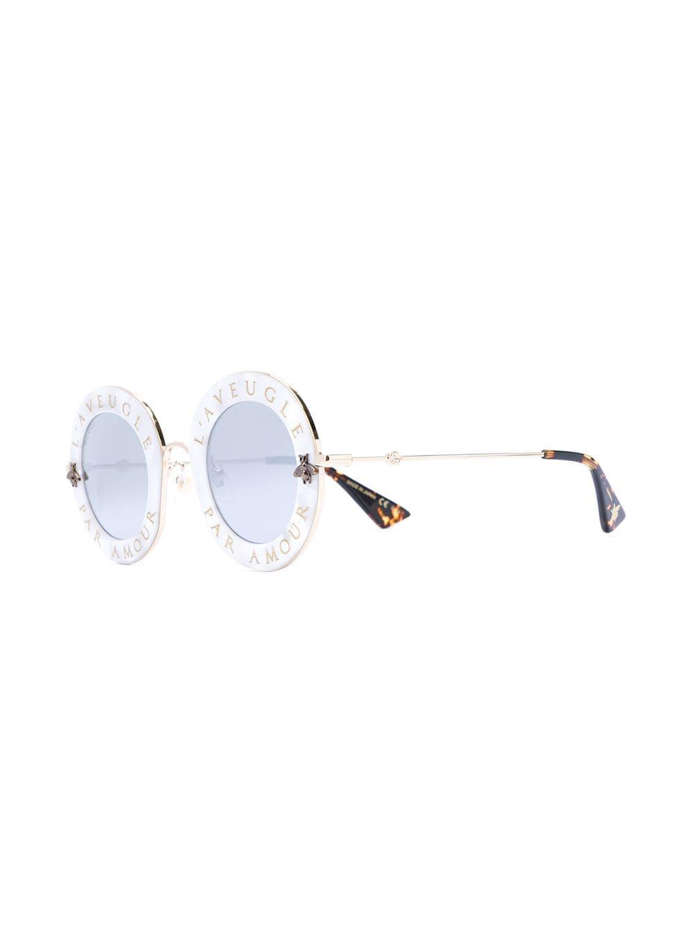 Gucci 'L'Aveugle Par Amour' Sonnenbrille | Lyst DE