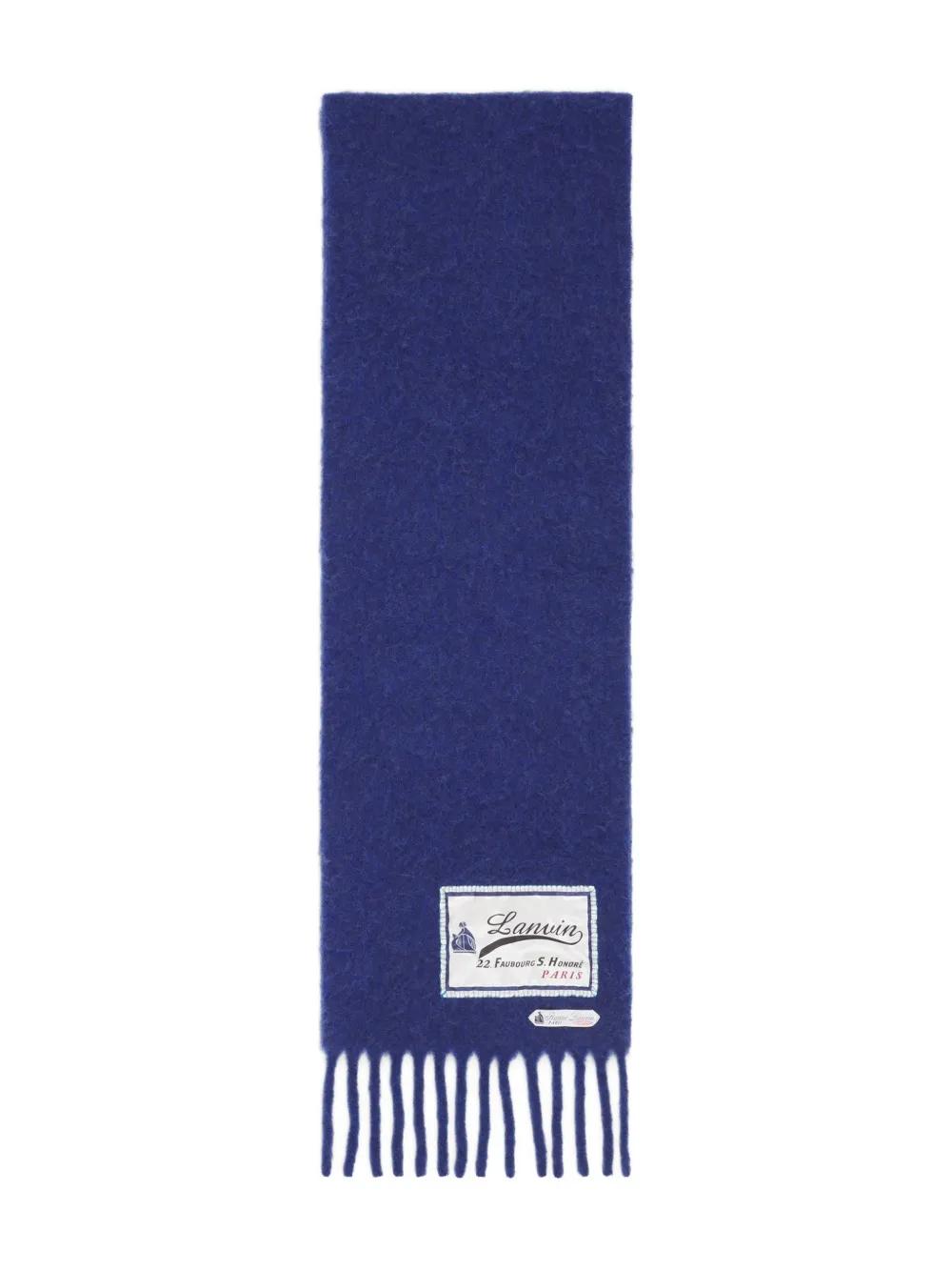 Écharpe Lanvin Paris En Soie Vintage Multicolore - Occasion