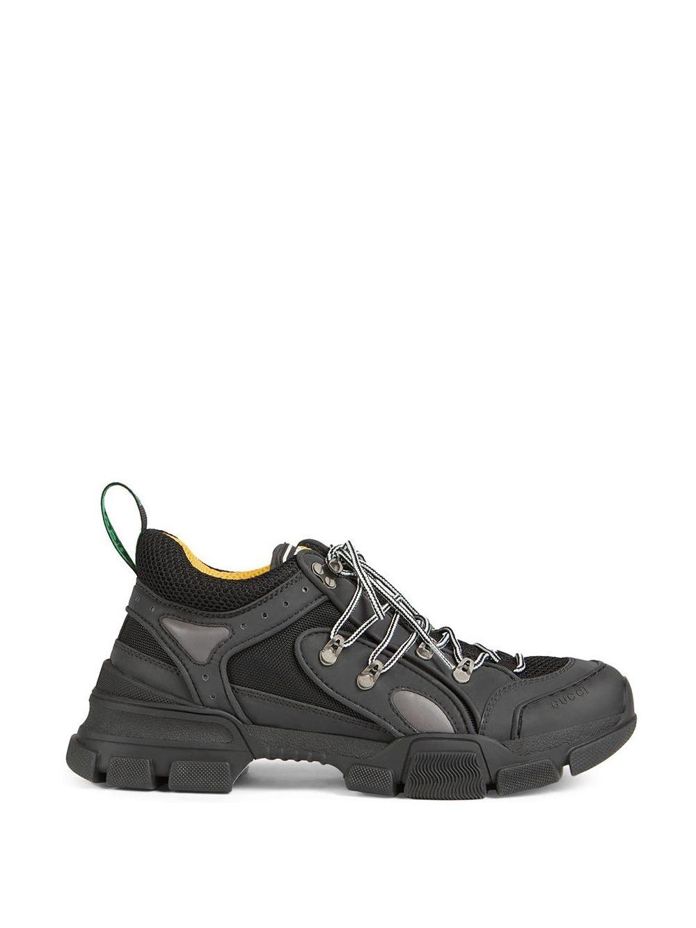 gucci shoes flashtrek black