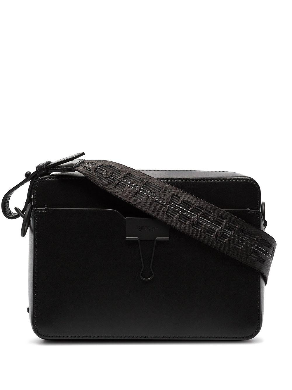 off white camera bolsa black