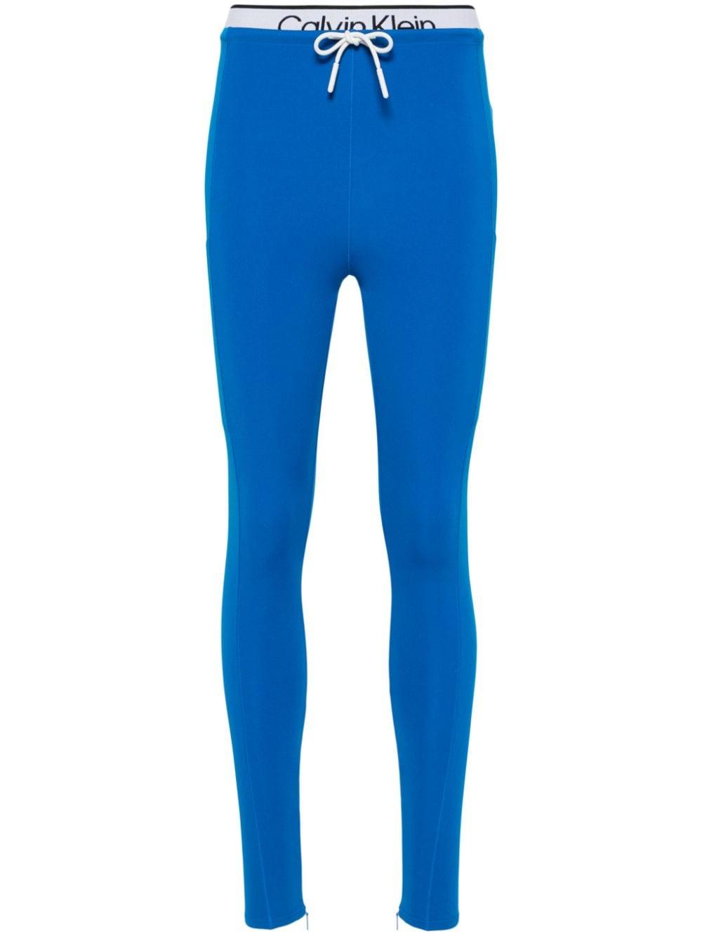 Calvin Klein logo-waistband high-waisted Leggings - Farfetch