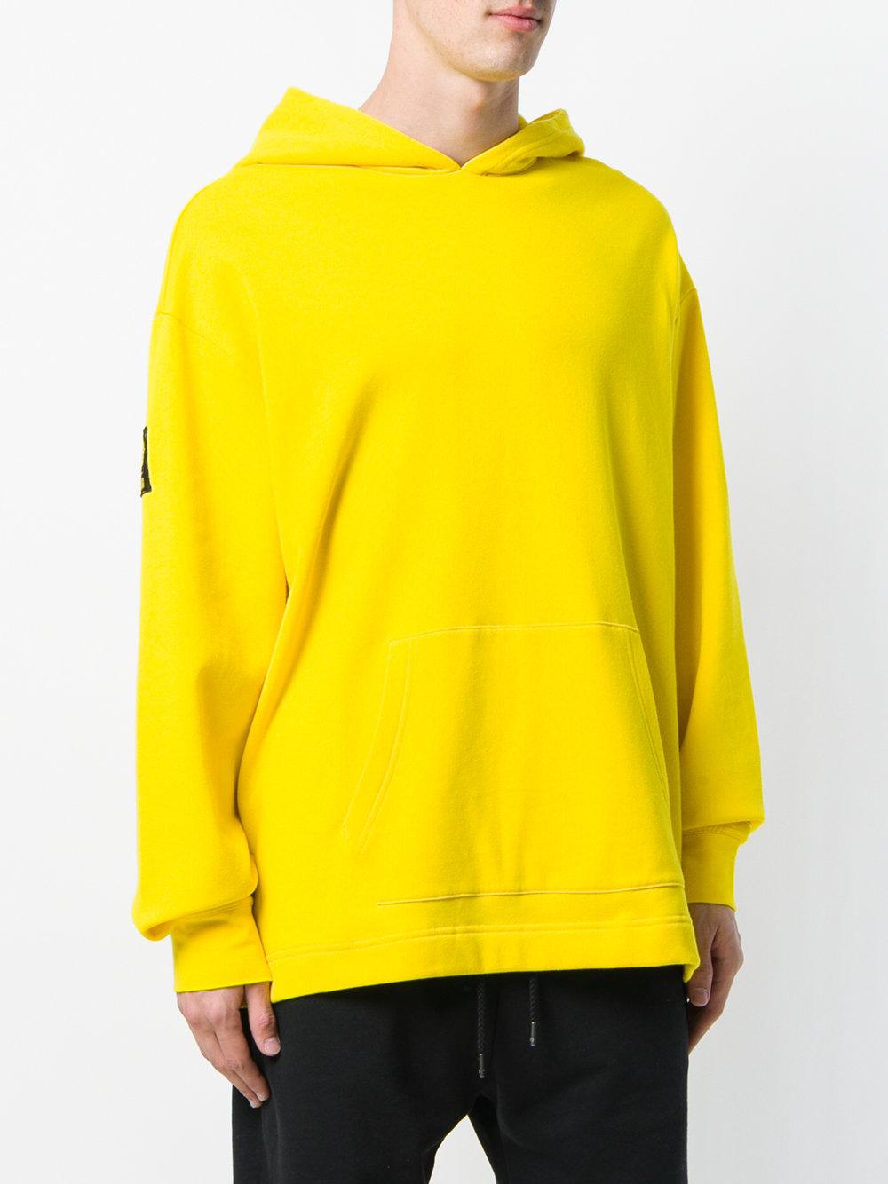 Желтая худи мужская Oversize