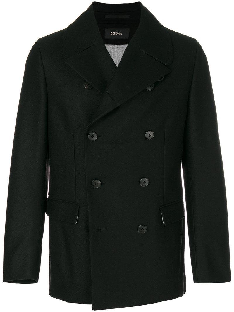 zegna peacoat