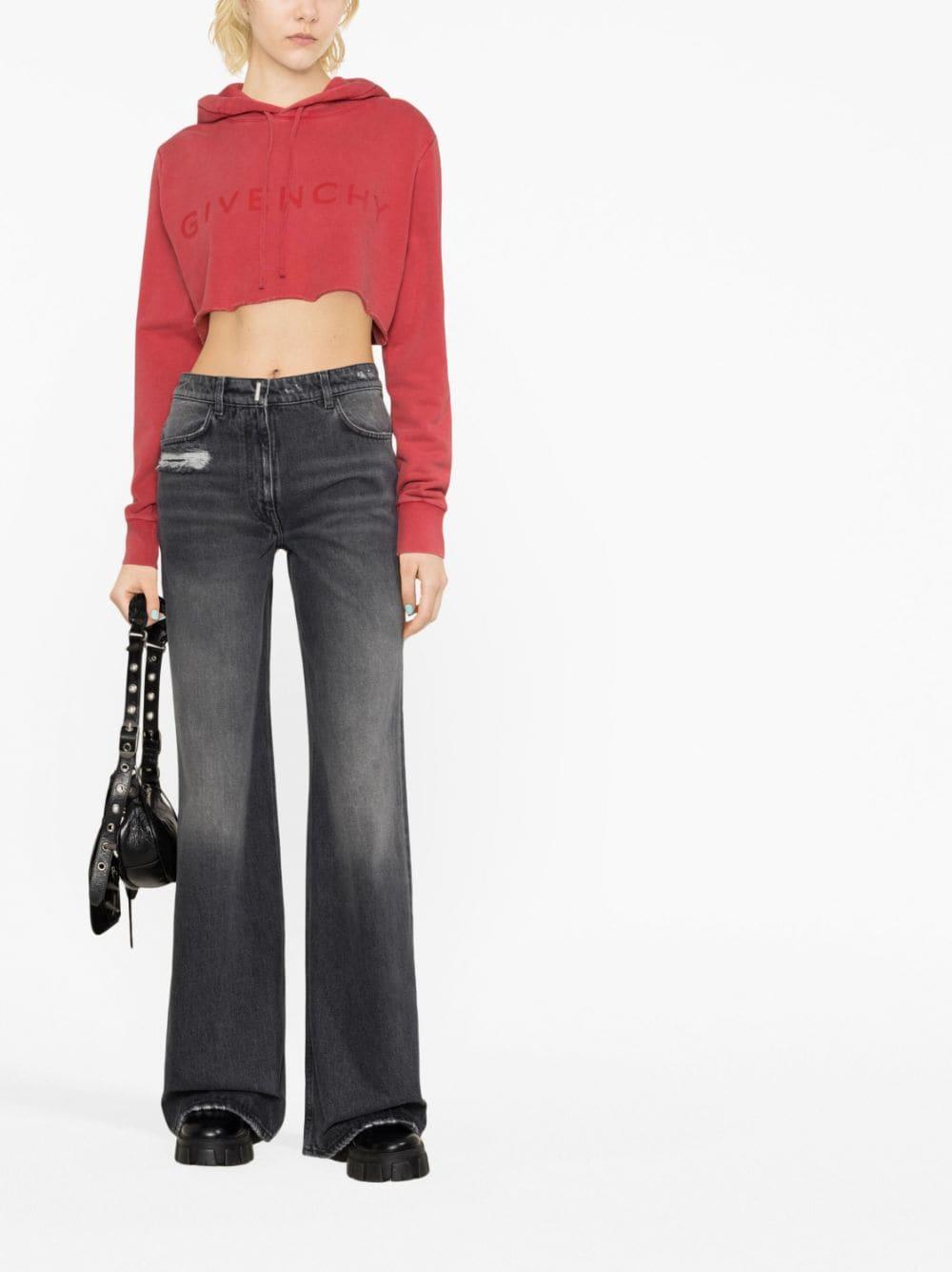 Givenchy cropped hoodie deals